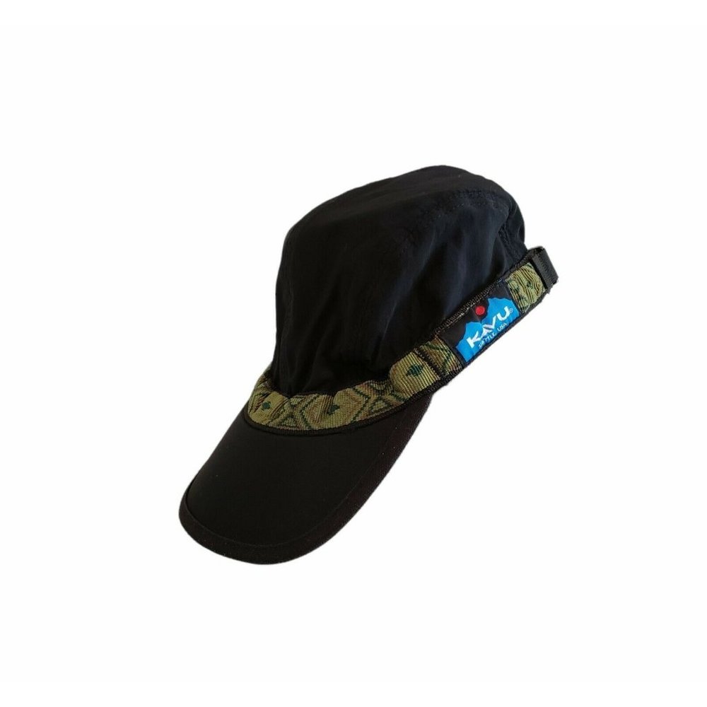 COPY - Kavu Seattle Strapcap Black Green Geometric Print Adjustable Strap Ball …